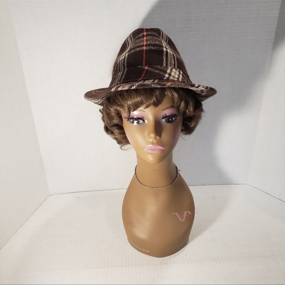 Women’s Plaid Fedora